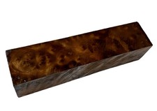 Camphor burl wood turning blank 2" x 2" x 8-1/4" d67 Dried