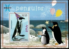 Maldives 2007 - Penguins - Souvenir Stamp Sheet - Scott #2939 - MNH
