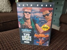 Two Crude Dudes Sega Genesis Game Beat Em Up Data East Rare