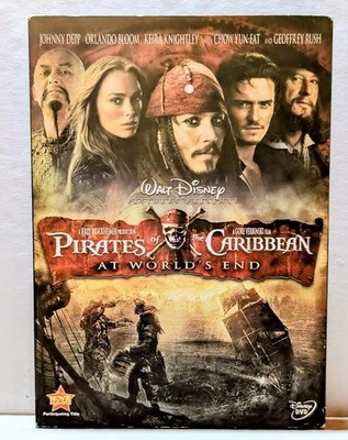 PIRATES OF THE CARIBBEAN: AT WORLD'S END DVD 2007 SLIP COVER *BUY 2 GET 1 FREE*