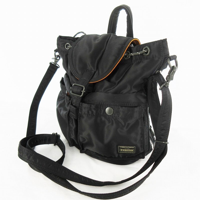 PORTER Tanker Sackpack 622 01628 shoulder bag backpack handbag black nylon