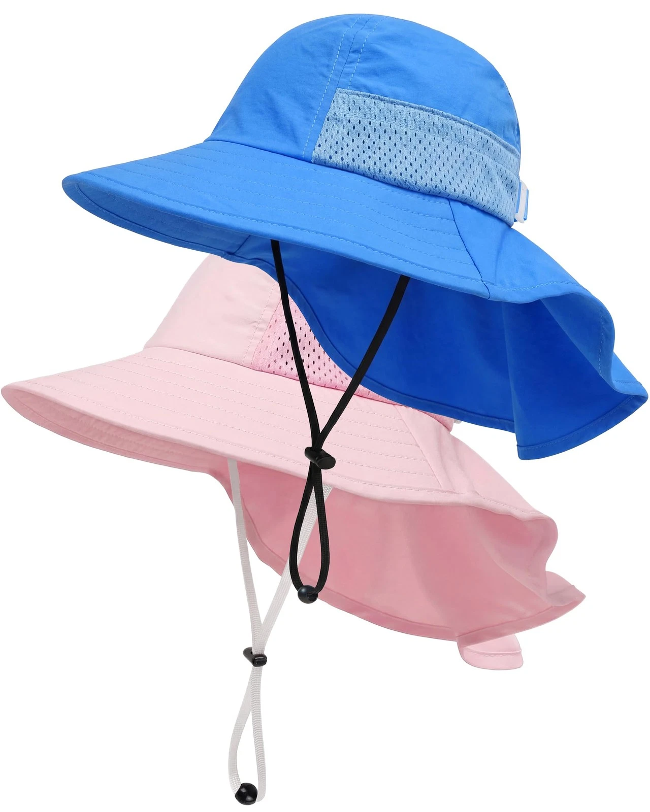 Toddler Baby Sun Hat Kids Summer Beach Essentials Adjustable Beach Hats with ...
