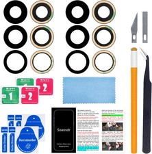 2PCS Soaosdr Original Back Rear Camera Lens Glass Replacement for iPhone 13...