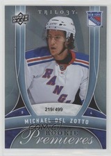 2009-10 Upper Deck Trilogy Rookie Premieres 219/499 Michael Del Zotto #160 1e15
