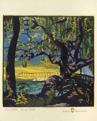 #ad Live Oak Landa Park By Gustave BaumannQuality Print Frame Me $57.99