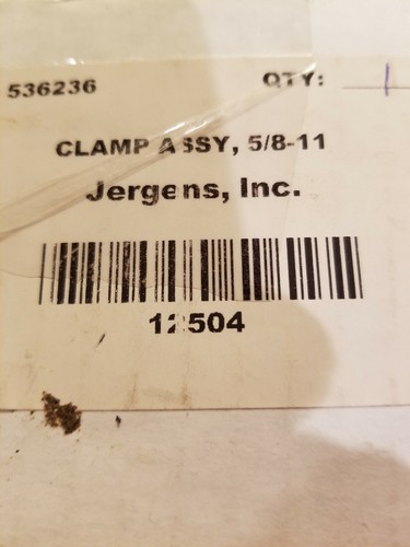 Jergens Clamp Assembly 5/8-11 5" Double Cam 12504 - Picture 7 of 8