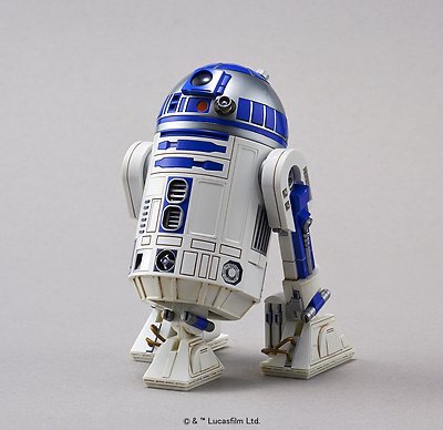 Star Wars BB-8 & R2-D2 1/12 scale Plastic Model Kit Figure The