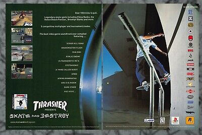 PS1 - Thrasher - Skate & Destroy