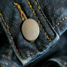 Jeansknöpfe rostfrei 14mm, 17mm, 20mm bewegliche Sockel, Metall Knöpfe Jeans