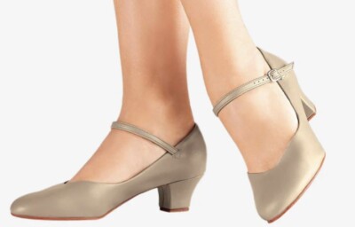 So Danca Size 4.5 CH50 Character Dance Shoes 1.5'' Heel Color Tan