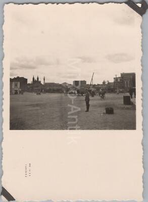 Foto, Kom.Kol.469, Russland 1941/42, Platz in Orscha XT55122
