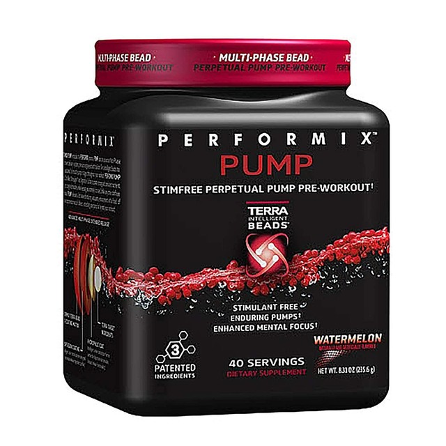 Performix StimFree PUMP Pre Workout Focus Endurance 40 Serves