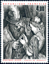 TIMBRE FRANCE 1983 N° 2265 ** TABLEAUX OEUVRE DE GUSTAVE DORE (pa)