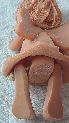 Spaghetti Hair Angel Figurine Art Clay Signed Denney 1987 - Picture 9 of 9
