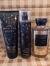 BATH AND BODY WORKS Into The Night Body Cream, Wash And Mist