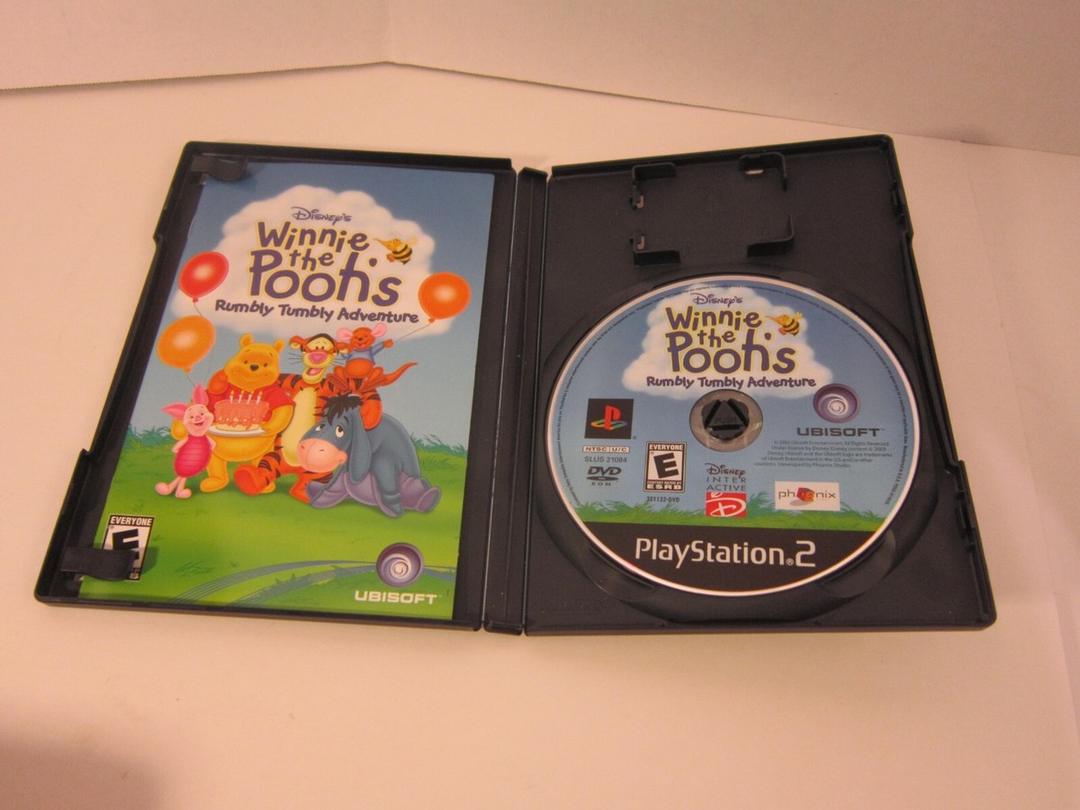 Disney's Winnie the Pooh: Rumbly Tumbly Adventure (PS2) COMPLETE W