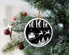 Farmhouse Christmas Ornament Tree Decor Handmade Ornament Holiday Decor Gift