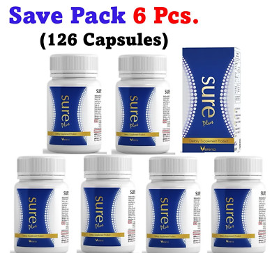 6x Dietary Supplement Sure Verena Fat Burn Eliminate Excess Weight Loss Slim
