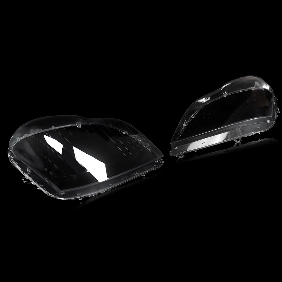 For 2007-2012 Mercedes-Benz GL-Class X164 GL500 GL450 Pair Headlight Lens Cover - Изображение 4 из 4