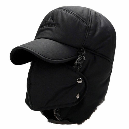 Mens Winter Windproof Warm Hat with Ear Flap Trapper Hats for Skiing Hunting - Bild 7 von 12