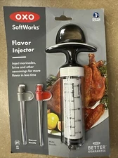 OXO SoftWorks Flavor Injector for Meat & Poultry BPA-Free Narrow & Wide Needles