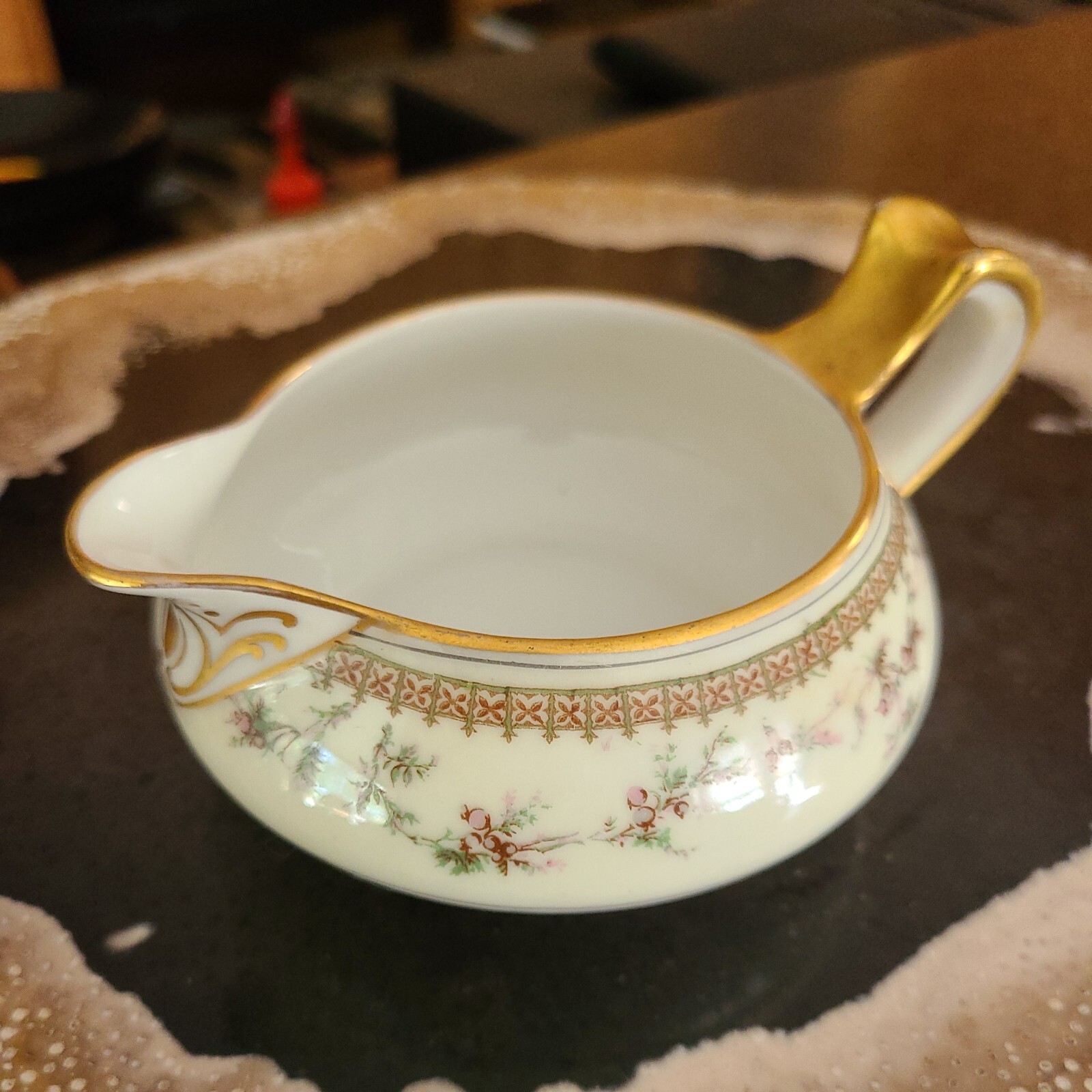 Vintage Limoges Haviland Creamer Yale Pattern 5" x 2.5" Berries Off