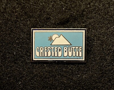 Pin's Vintage – Crested Butte Ski School – Station De Ski Colorado – État Très Bon