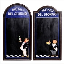 LAVAGNA LEGNO MENU DEL GIORNO 40X80X2 PIZZERIA RISTORANTE TRATTORIA ZFC2965 