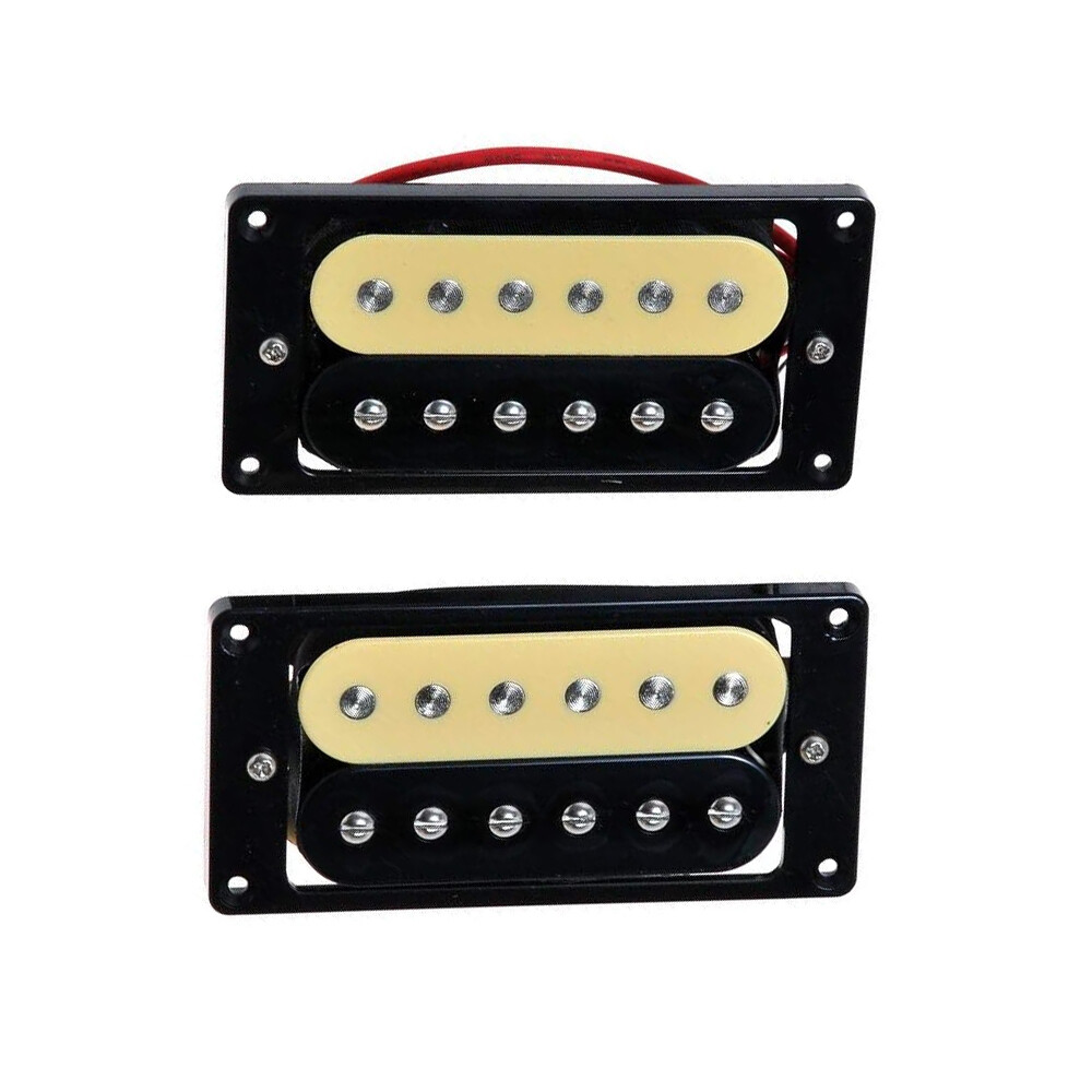 Pastilla Humbucker Artec VH-Rock Alnico 5 Para Guitarra Eléctrica - 11,6K, Zebra, Posición Puente, Sonido Vintage