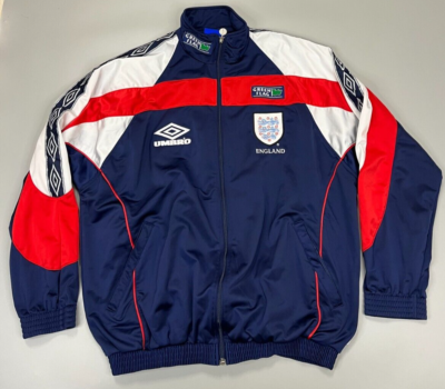 England Umbro Jacket Football Soccer Shirt Training Green England Umbro Jacket Football Soccer Shirt Training Green