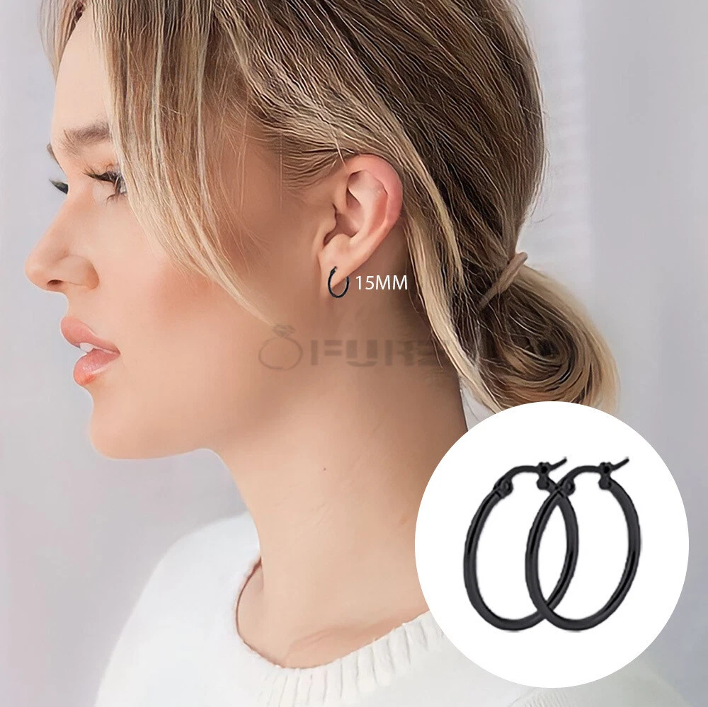 Men's 6 shop gauge hoop earrings