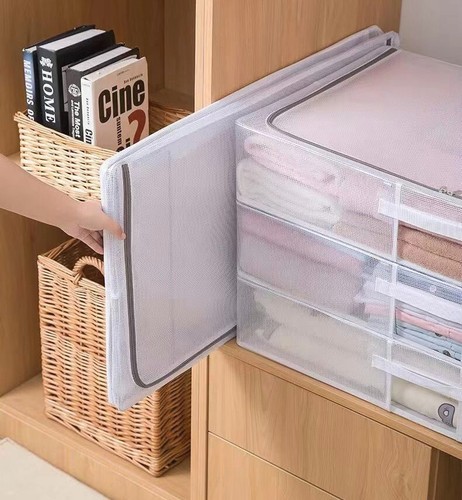 2erSet 68L stabile Unterbett-Aufbewahrungsbox Schublade Bettkasten für Kleidung - Bild 4 von 7