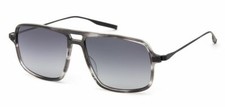 SALT OPTICS BURKHART COOL GREY BLACK SAND POLAR CR39 GREY GRADIENT SUNGLASSES 59