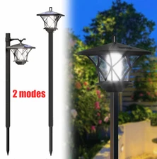 59''Solar Lamp Post Light LED Landscape Street Pole Lamp for Garden Yard Pathway