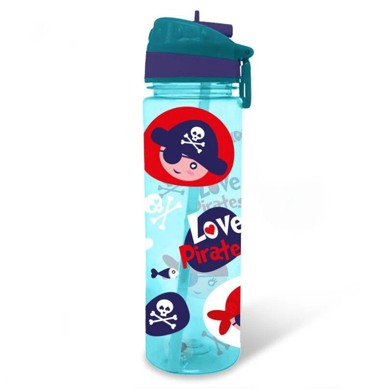 Bouteille Transparente Pour Enfants Love Pirates 700 ML - Photo 1/1