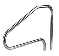 Inter-fab D4d049 Deck To Deck Mounted 4 Bend Stainless Steel 304 Stair Rail Inter-fab D4d049 Deck To Deck Mounted 4 Bend Stainless Steel 304 Stair Rail