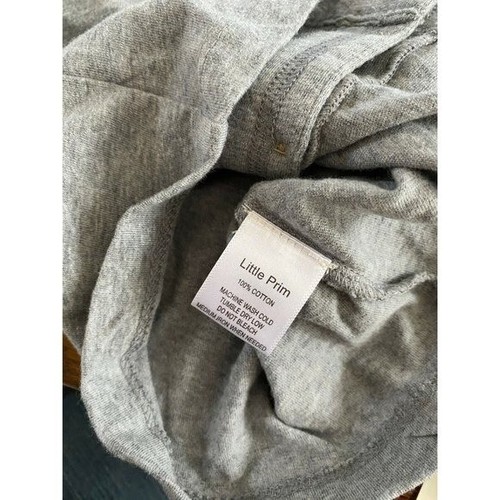 NWT Little Prim Gray Hooded Jacket Crescent Moon Detail Size Newborn - Picture 6 of 6