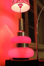 70er Jahre Glaslampe 