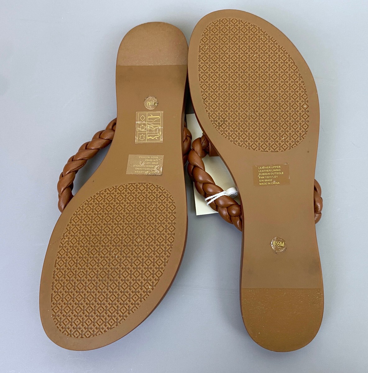 【TORY BURCH】BRAIDED BENTON THONG 在庫確認願います Amazon.com | Tory Burch Women's Braided Benton Thong Flats