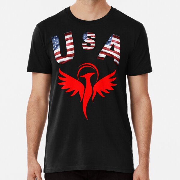 USA IS REBORNING, JUST LIKE A PHOENIX! Premium T-Shirt S-5XL