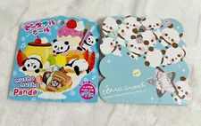 Qlia / Mind Wave, Sweet Smooch and Musha Musha Panda Sticker Packs, Lot of 2