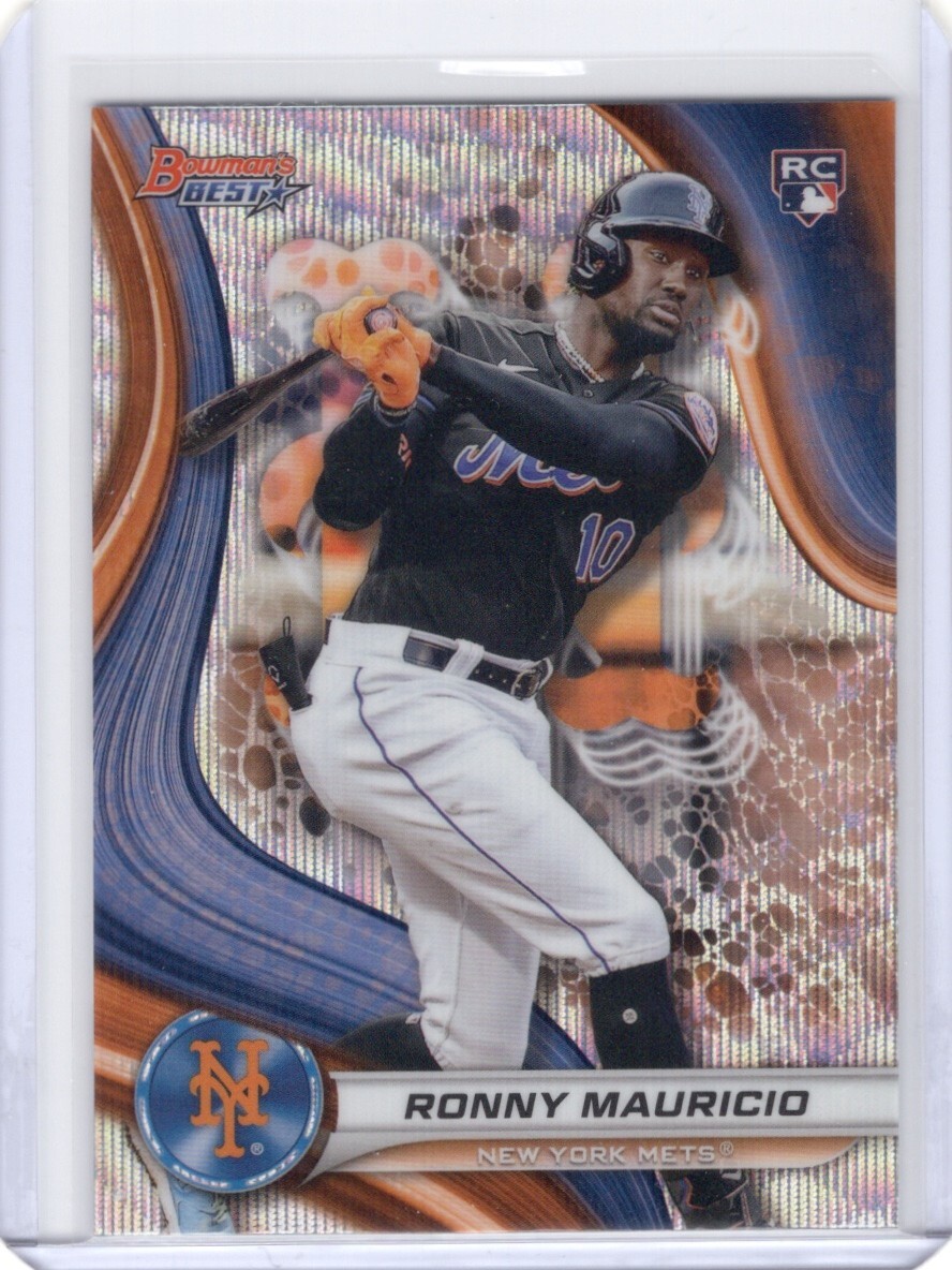 2024 Bowman's Best Ronny Mauricio Rookie RC Wave Refractor #41 New York Mets