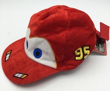 DISNEY PIXAR CARS DELUXE HAT CHILDS HAT 4 Elastic Band EMBROIDERY AND SPOILER