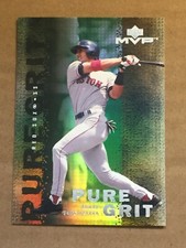 2000 UPPER DECK MVP PURE GRIT INSERT UNIVERSE RED SOX NOMAR GARCIAPARRA #G9