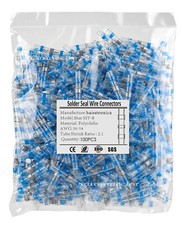 100pcs Solder Seal Heat Shrink Butt Wire Connectors Terminals Waterproof set kit