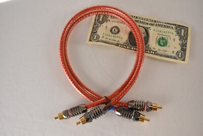 .5m  Pair RCA Straight Wire Encore II Audio Interconnect Cables