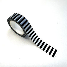 Black Stripe Washi Tape Scrapbooking Cardmaking Junk Journals Planners