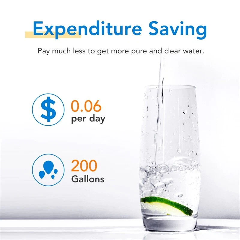 Fit For GE XWF WR17X30702 GBE21 GDE21 Refrigerator Water Filter ICEPURE 2 Pack - Image 3 of 4