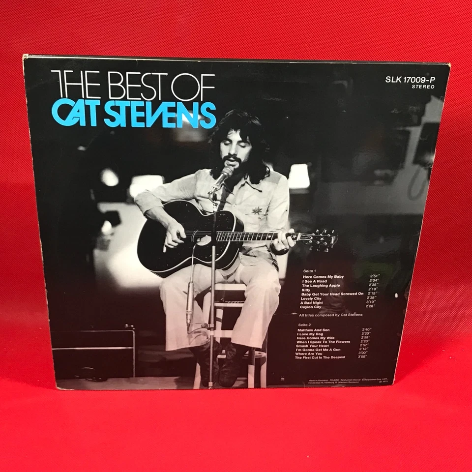 The Best Of Cat Stevens 1973 German vinyl LP I'm Gonna Get Me Gun Mathew & Son - Image 2 of 4