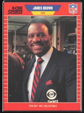 1989 Pro Set Announcer Collectibles #13 James Brown